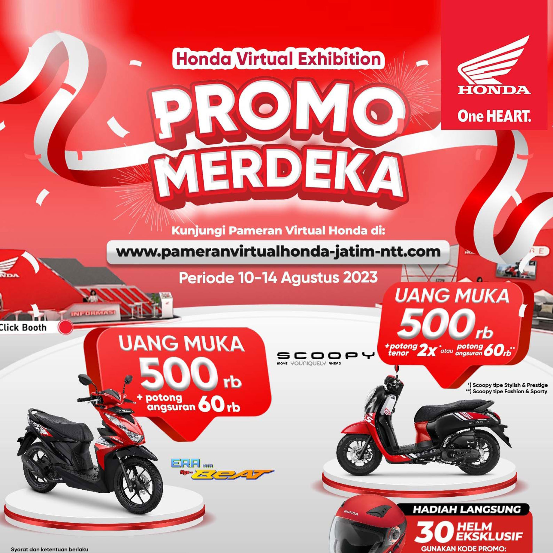 Agustusan Bersama Honda di Pameran Virtual Honda