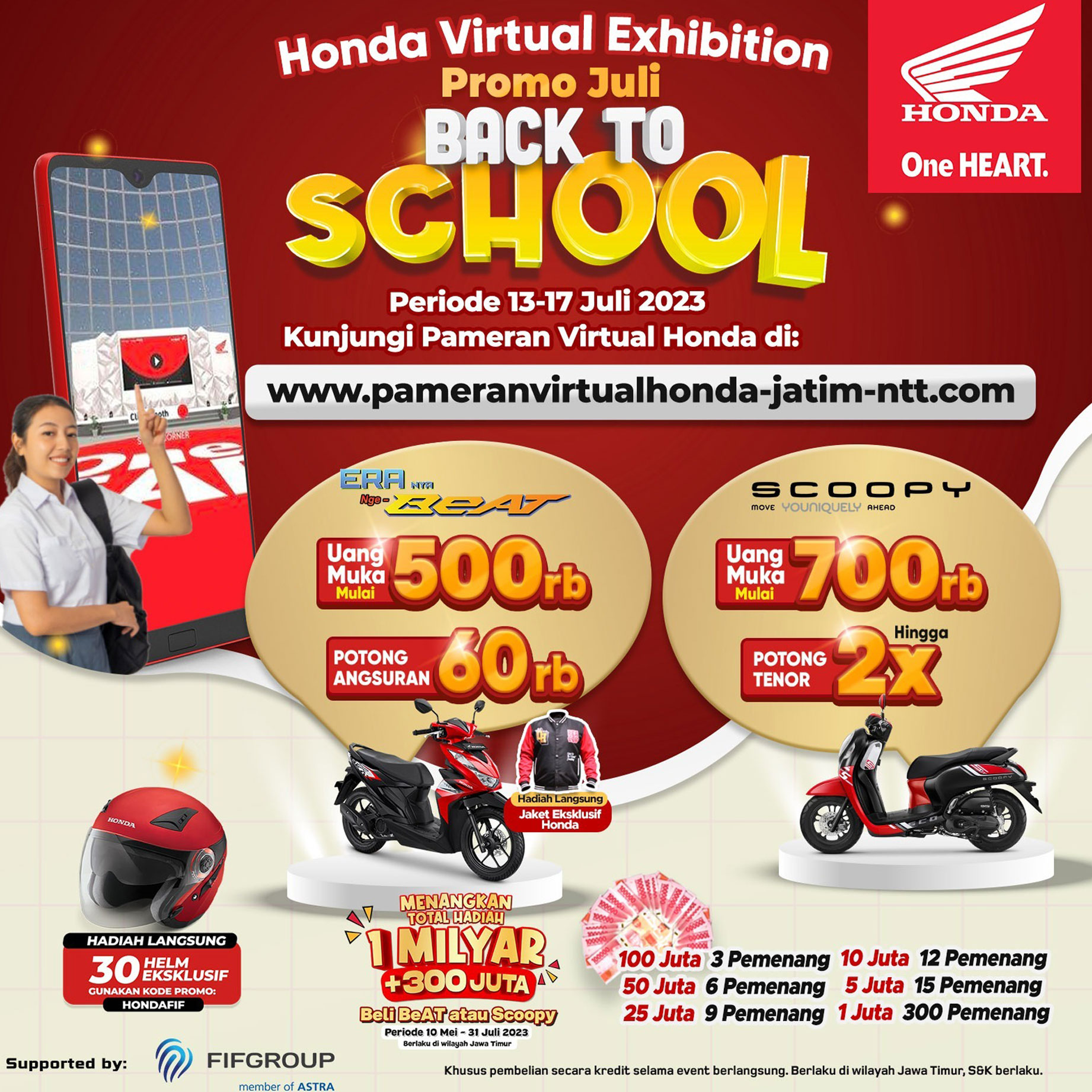 Back To School Bersama Honda Di Pameran Virtual Exhibition