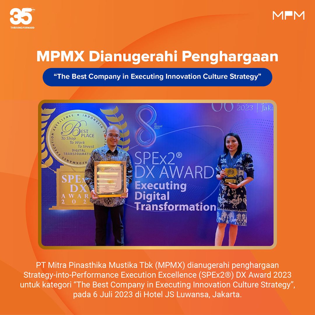 MPMAX Dianugerahi Penghargaan Strategy-into-Performance Execution Excellence (SPEx2®) DX Award 2023